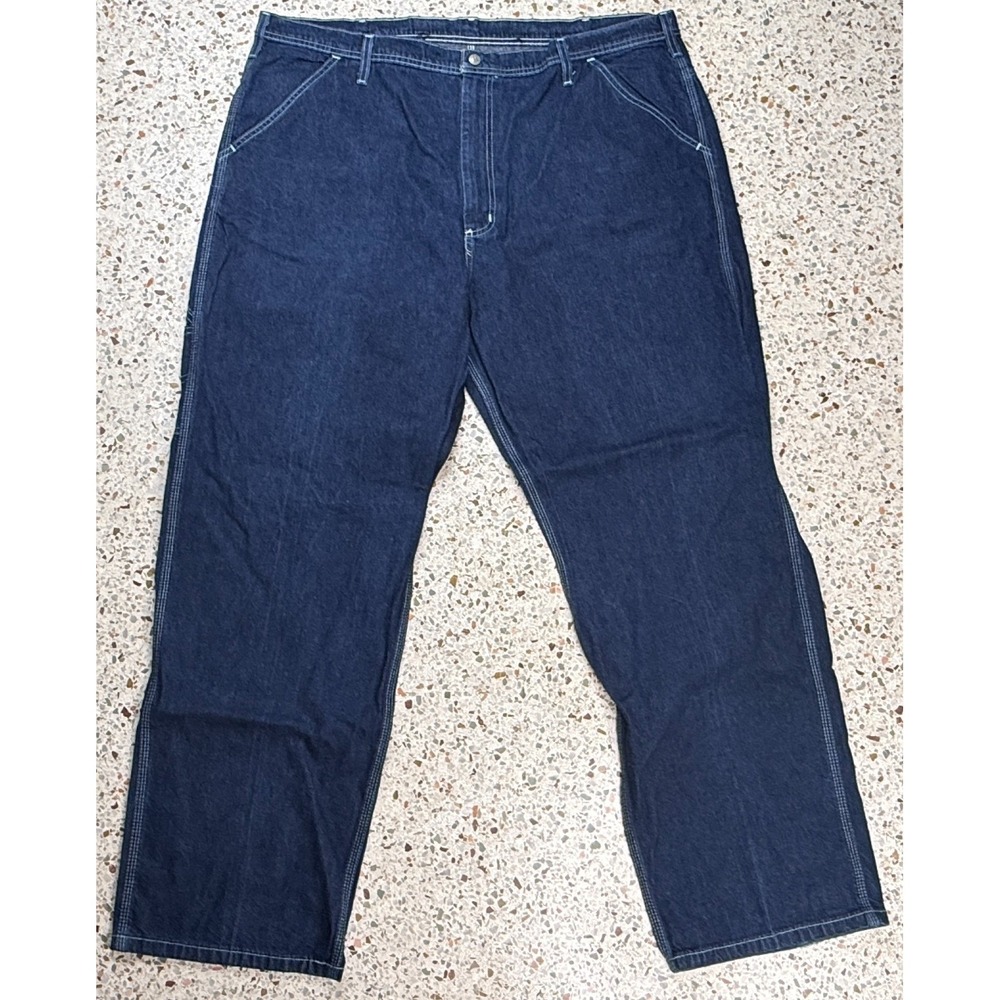 Polo Jeans Co. Ralph Lauren Vtg Men's Cinch Back Carpenter Jeans Size 42x32‎